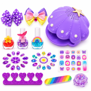 (SR24003-1-3) Accesorios de manicura con secador de juguete en forma de concha