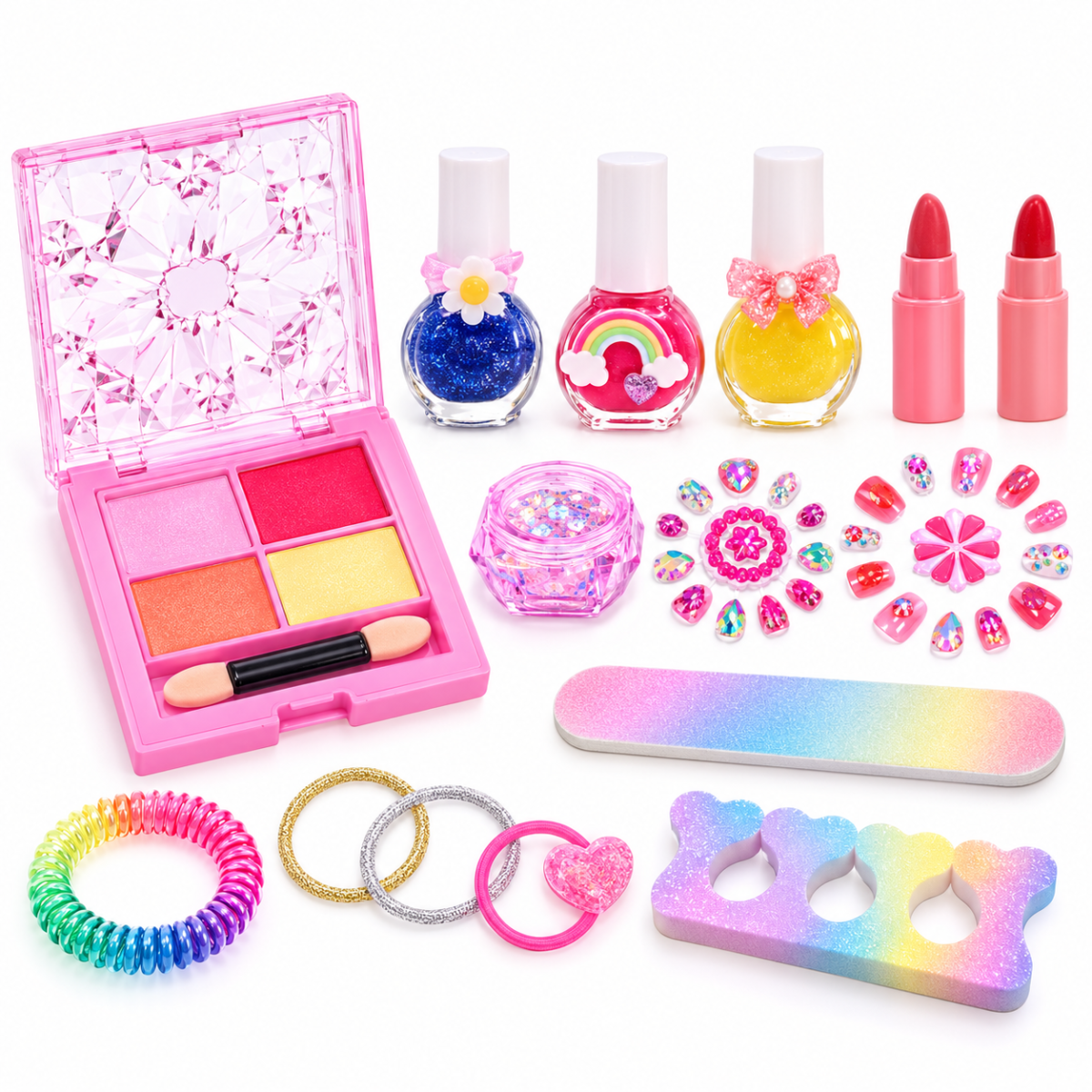 (SR24017-3 / SR24018-3) Maquillaje infantil con accesorios de manicura - Imagen 3